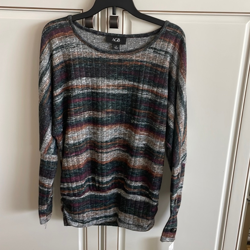 NWT AGB top size S striped top